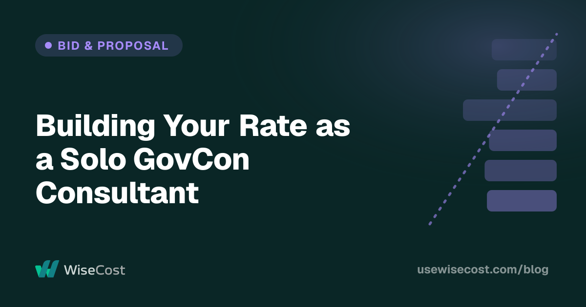Building Your Rate as a Solo GovCon Consultant
