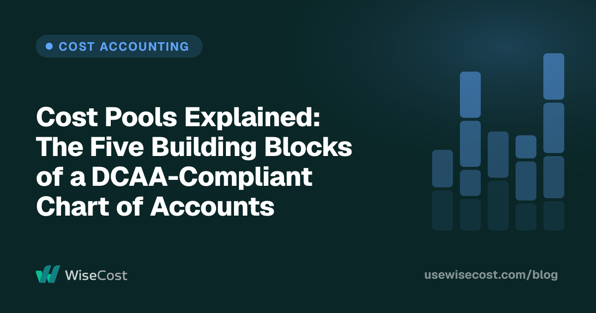 Cost Pools Explained: The Five Building Blocks of a DCAA-Compliant Chart of Accounts