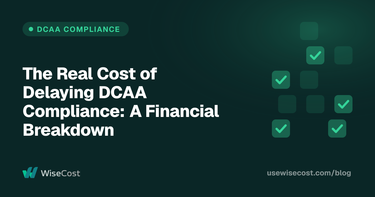 The Real Cost of Delaying DCAA Compliance: A Financial Breakdown