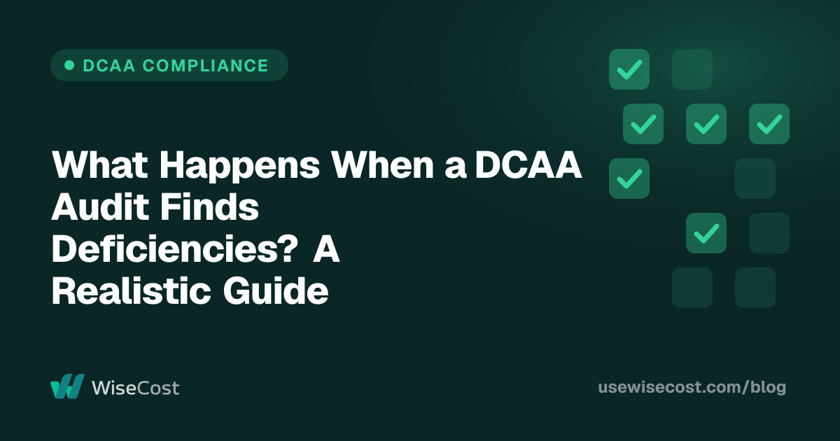 What Happens When a DCAA Audit Finds Deficiencies? A Realistic Guide
