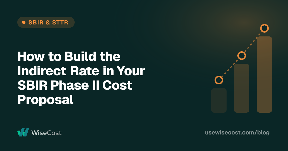 How to Build the Indirect Rate in Your SBIR Phase II Cost Proposal