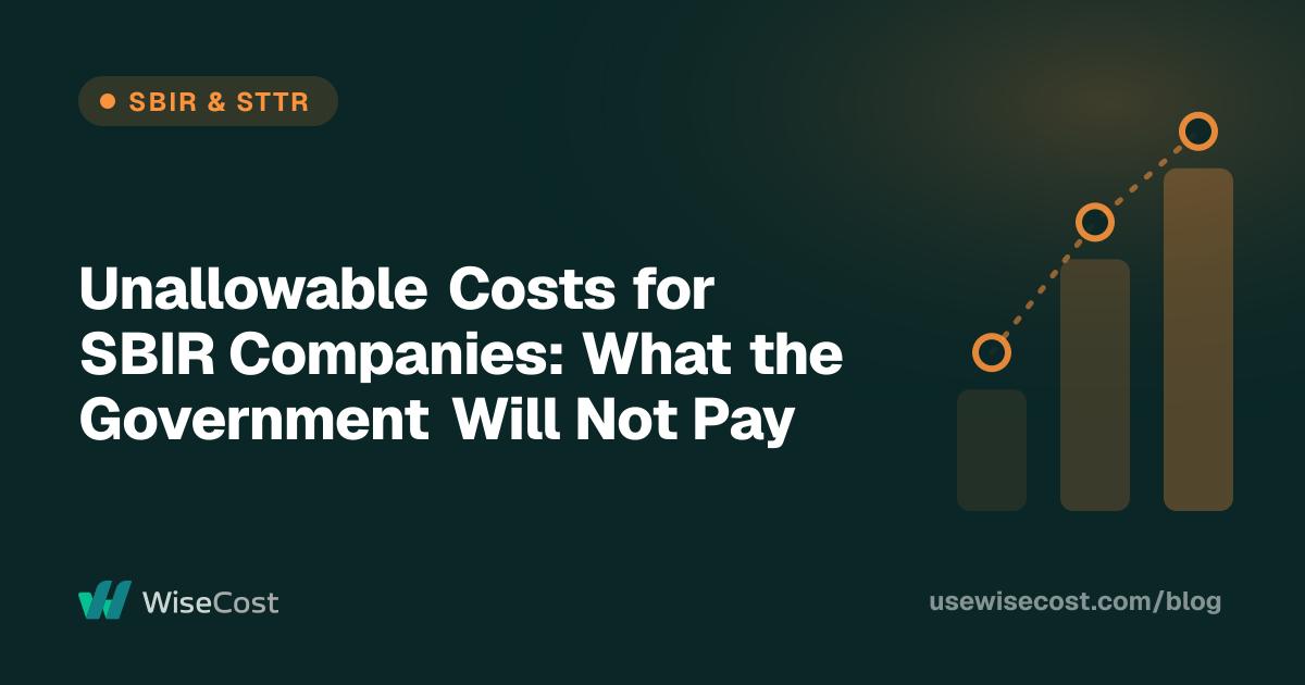 Unallowable Costs for SBIR Companies: What the Government Will Not Pay