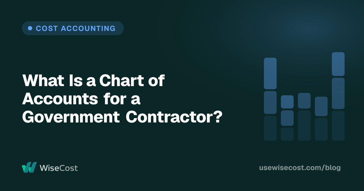 What Is a Chart of Accounts for a Government Contractor?