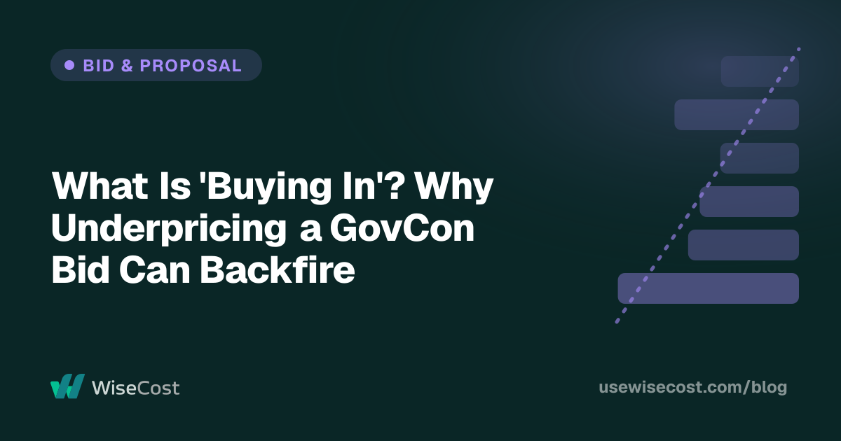 What Is 'Buying In'? Why Underpricing a GovCon Bid Can Backfire